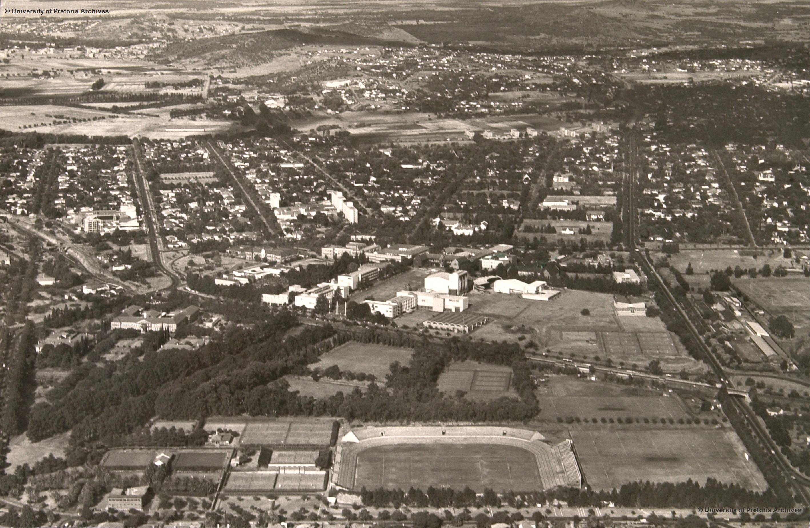 UP Aerial photo 1960s